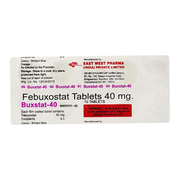 Buxstat 40mg Tablet 10'S