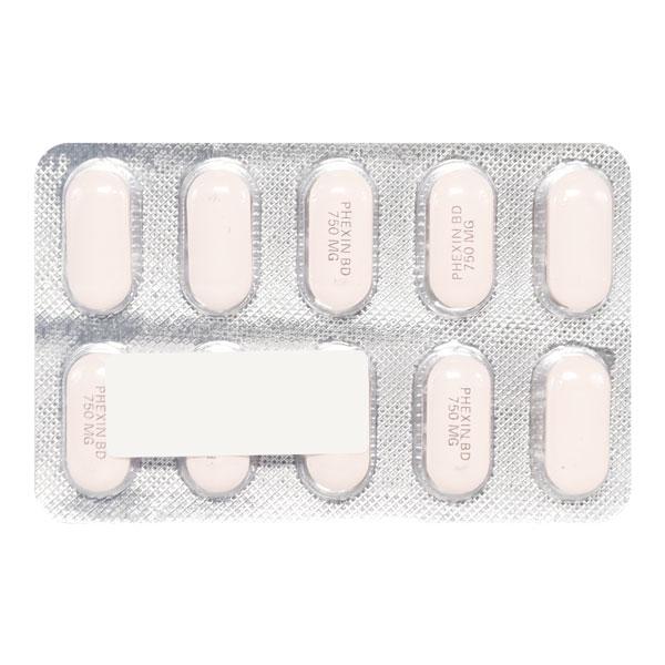 Phexin BD 750mg Tablet 10'S
