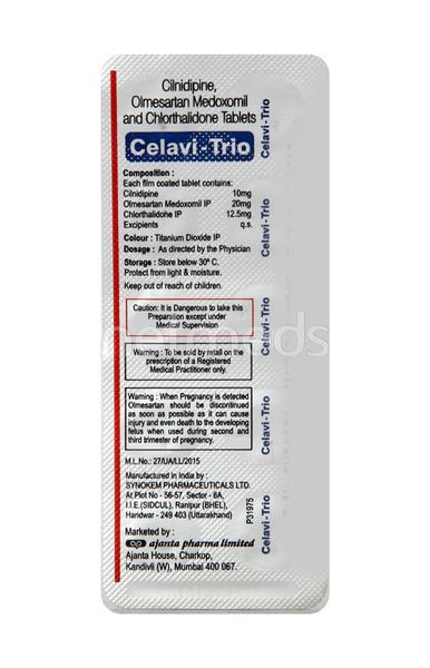Celavi Trio Tablet 10'S
