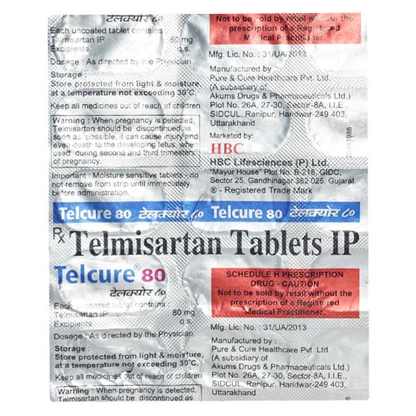 TELCURE 80 Tablet 15's