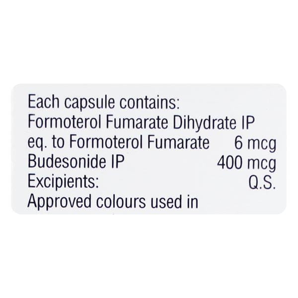 Quikhale FB 6/400mcg Capsule 30'S