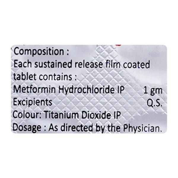 ZYROMET SR 1gm Tablet 10's