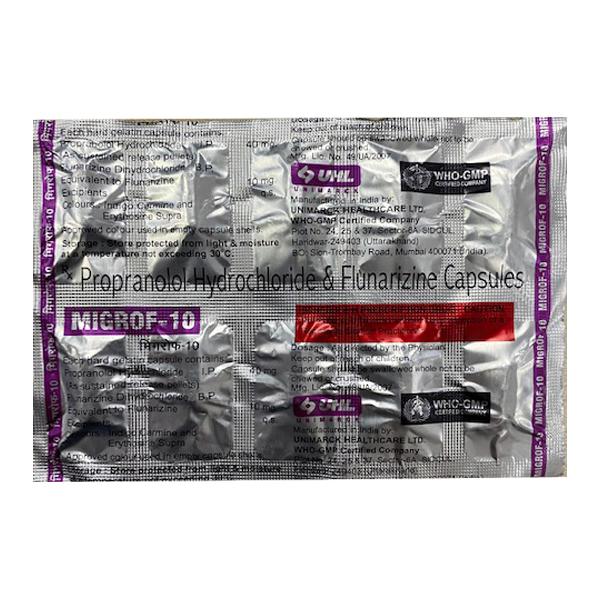 MIGROF 10mg Capsule 10's