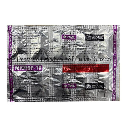 MIGROF 10mg Capsule 10's