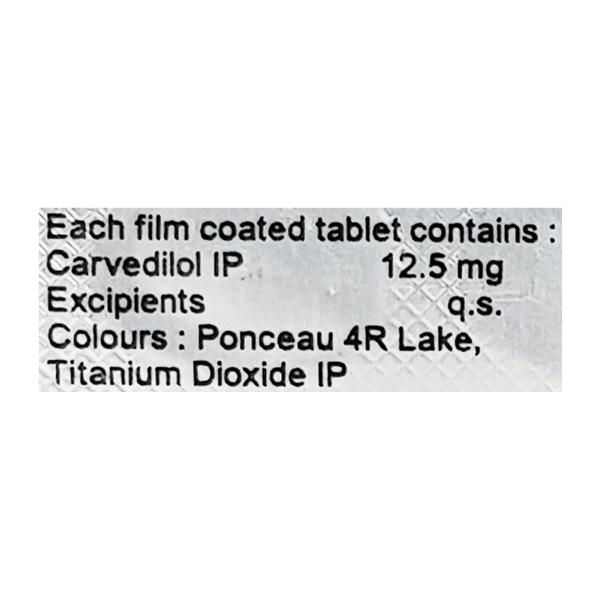 Carvil 12.5mg Tablet 10'S