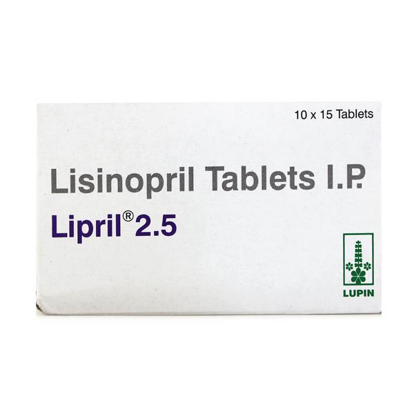 Lipril 2.5mg Tablet 15'S