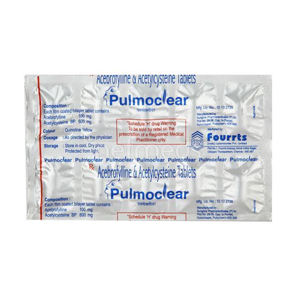 Pulmoclear Tablet 10'S