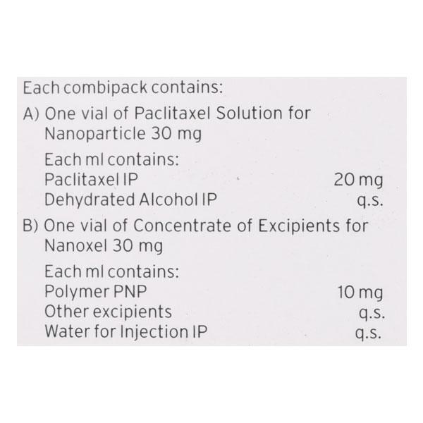 Nanoxel 30mg Injection 1.5ml