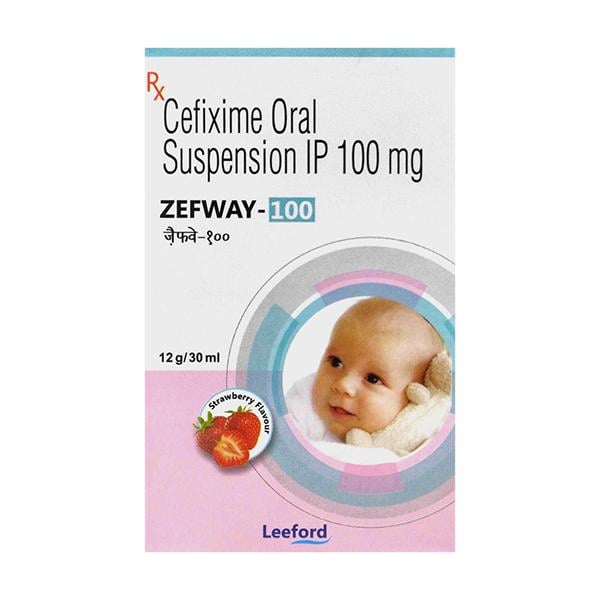 ZEFWAY 100 Strawberry Flavour Oral Suspension 30ml