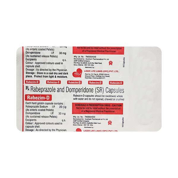 RABEZIM D Capsule 10's