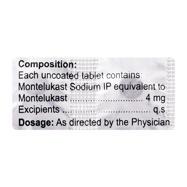 Romilast 4mg Tablet 15'S