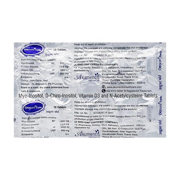 Oosure Forte Tablet 10'S