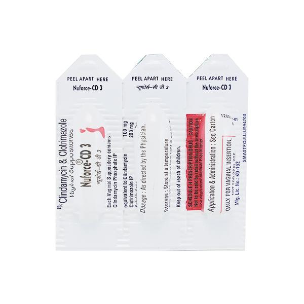 Nuforce CD 3 Suppository 3'S