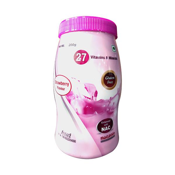 MACPROT RESP GLUTEN FREE STRAWBERRY FLAVOUR Powder 200g