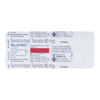 Alatro 80mg Tablet 10'S