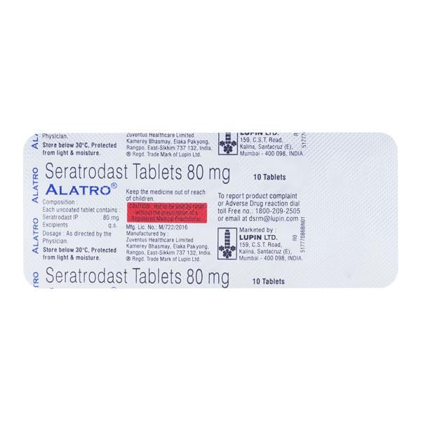 Alatro 80mg Tablet 10'S