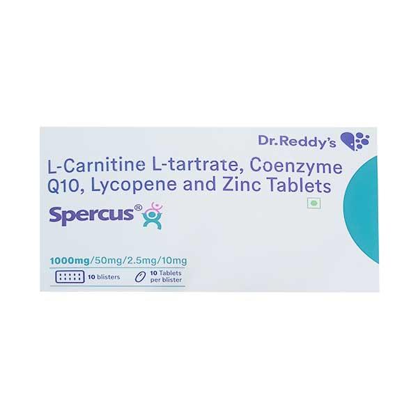 Spercus 1000/50/2.5/10 mg Tablet 10'S