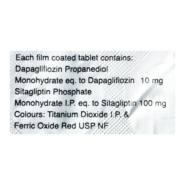GLUCRETA S 10+100mg Tablet 10's