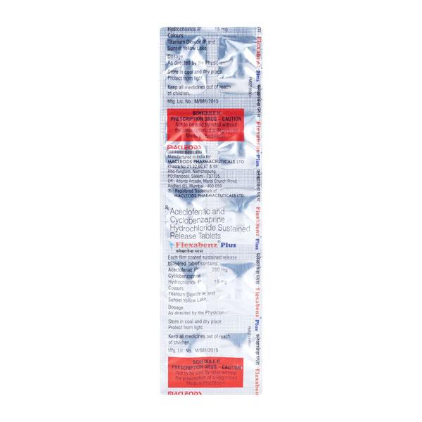 Flexabenz Plus Tablet 10'S