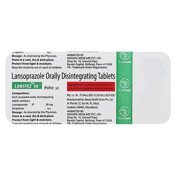 LANSTEZ 30 Tablet 10's