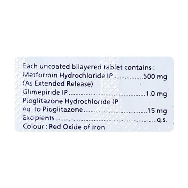 GLYCINOVA GP 1mg Tablet 10's