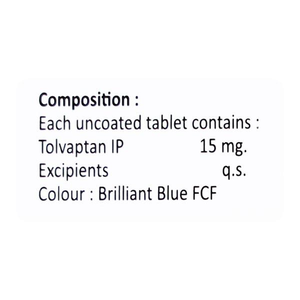 TOLVARISE 15 Tablet 4's