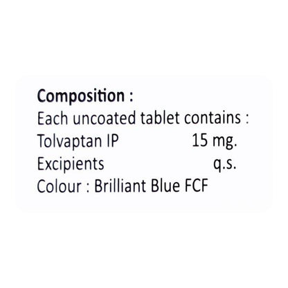 TOLVARISE 15 Tablet 4's
