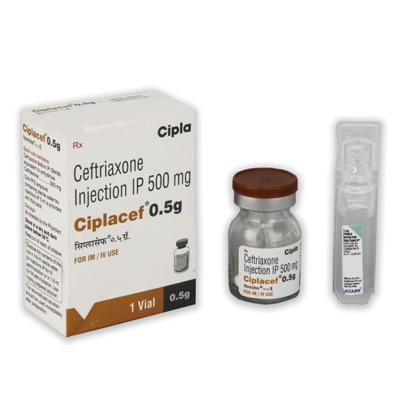 Ciplacef 500mg Injection 1'S
