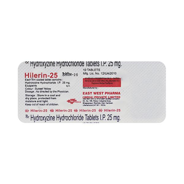 Hilerin 25mg Tablet 10'S