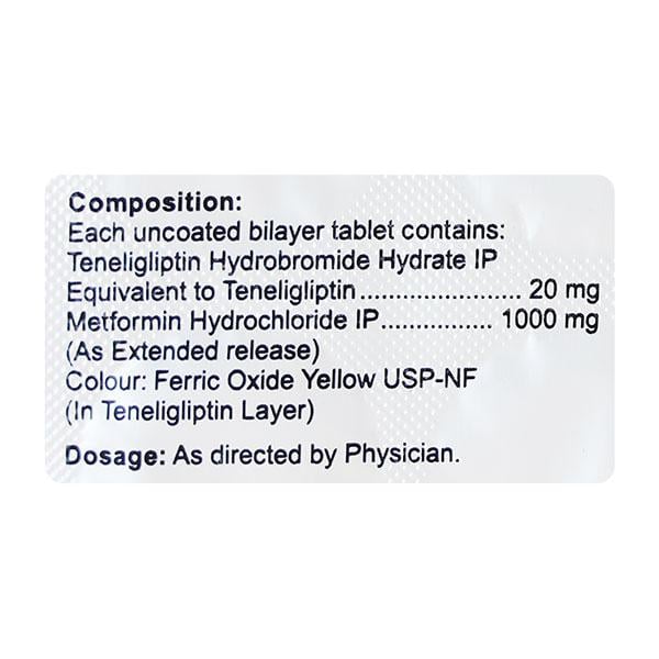 TEN20 M 1000 Tablet 10's