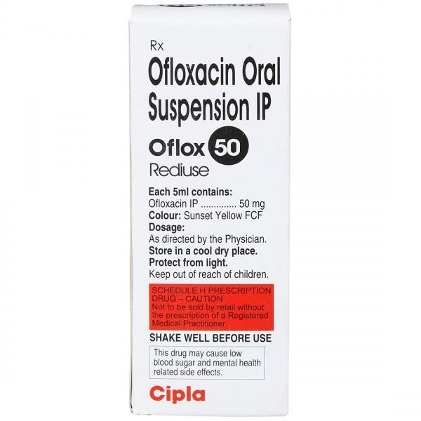 Oflox 50mg Rediuse Suspension 60ml