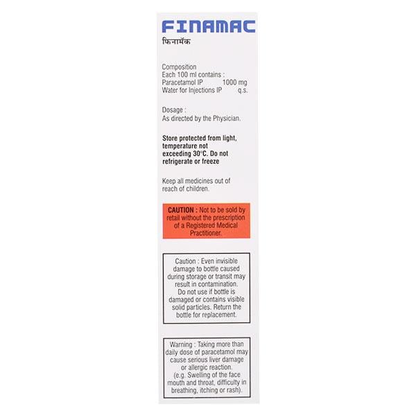 Finamac 1000mg Infusion 100ml