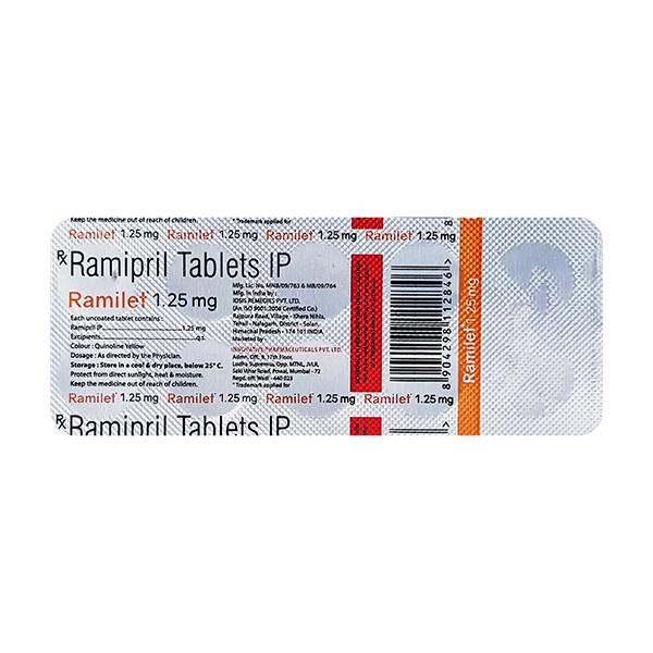 RAMILET 1.25 Tablet 10's