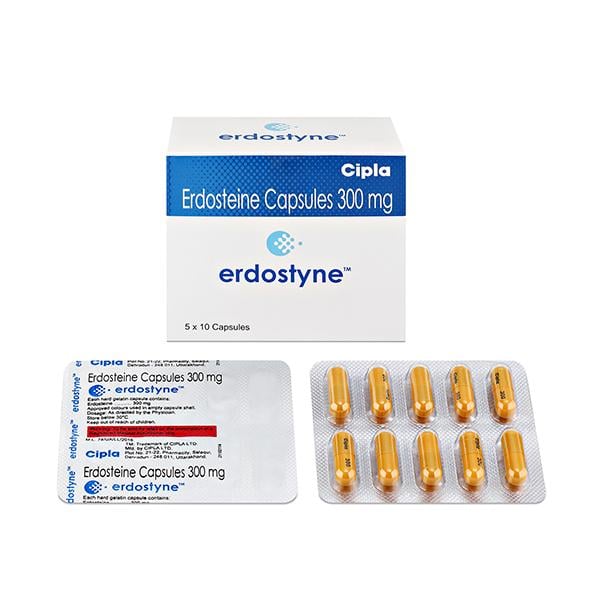 ERDOSTYNE 300mg Capsule 10's