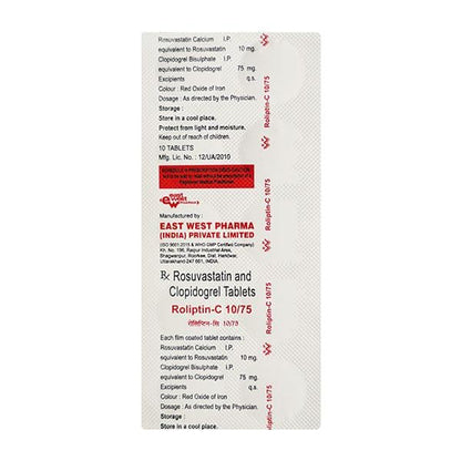 Roliptin C 10/75mg Tablet 10'S