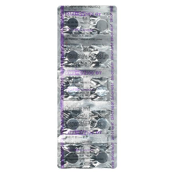 Zifi CV DT 100mg Tablet 10'S