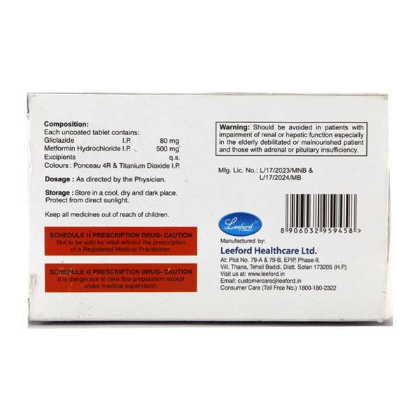 Debifall 80/500mg Tablet 10'S