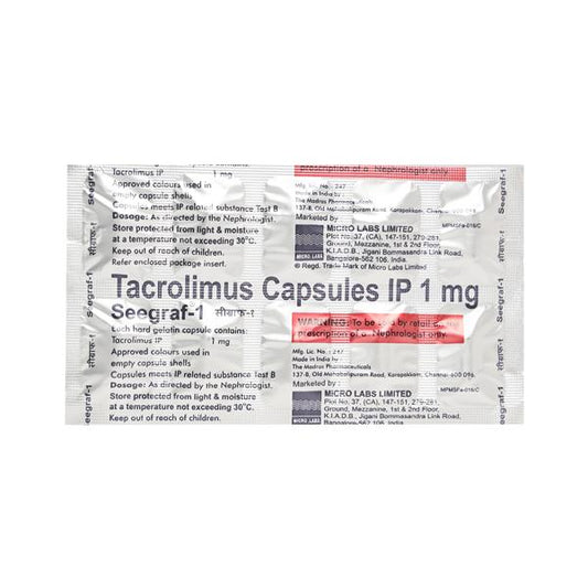 Seegraf 1mg Capsule 10'S