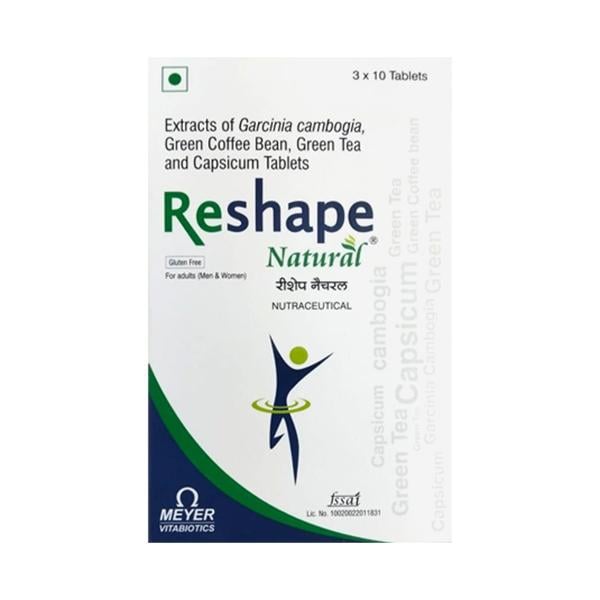RESHAPE NATURAL GLUTEN FREE Tablet 10's