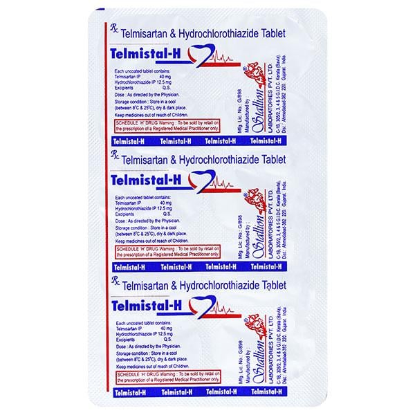 TELMISTAL H 40 Tablet 10's