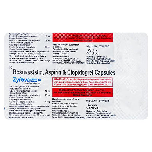 ZYROVA GOLD 10 Capsule 10's