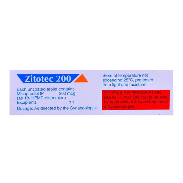 Zitotec 200mcg Tablet 2'S
