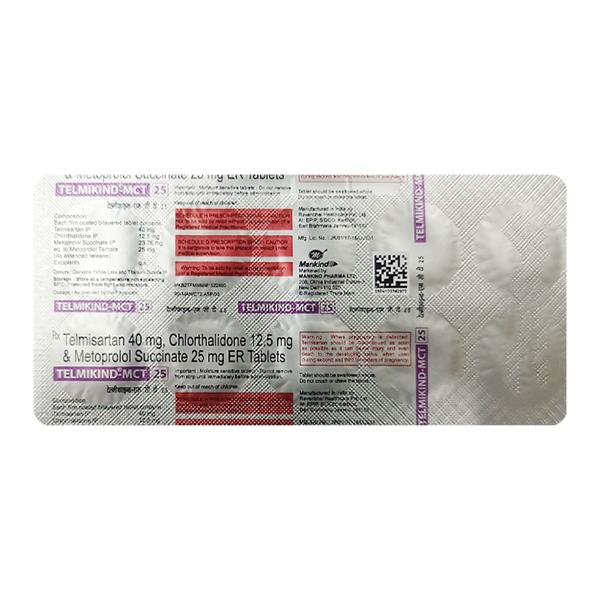 TELMIKIND MCT 25 Tablet 10's