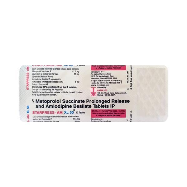 Starpress AM XL 50mg Tablet 10'S