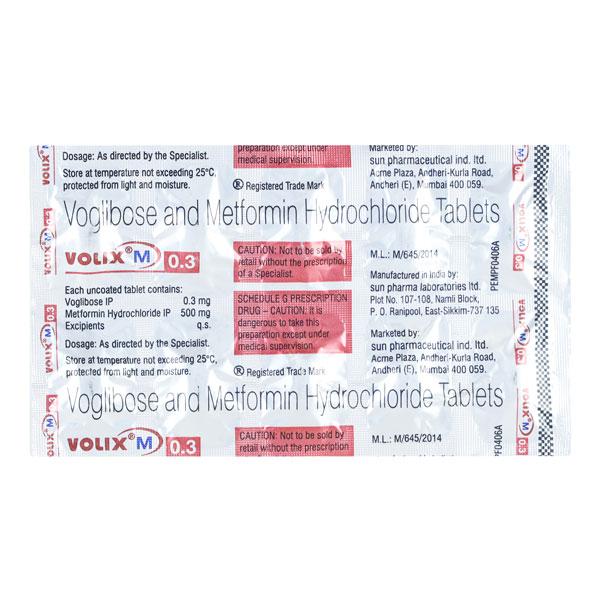 Volix M 0.3mg Tablet 10'S