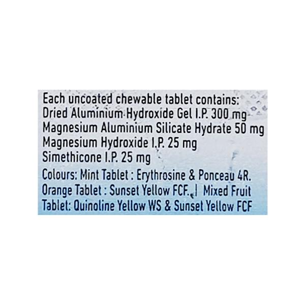 Digene Acidity & Gas Relief - Assorted Flavours Tablet 15'S
