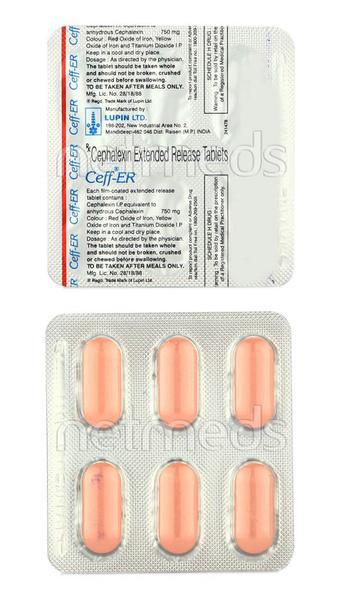 Ceff ER Tablet 6'S