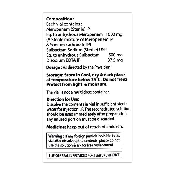 MEROCARE SE Injection 1's