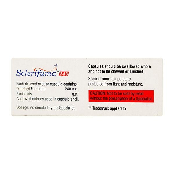 SCLERIFUMA 240mg Capsule 10's