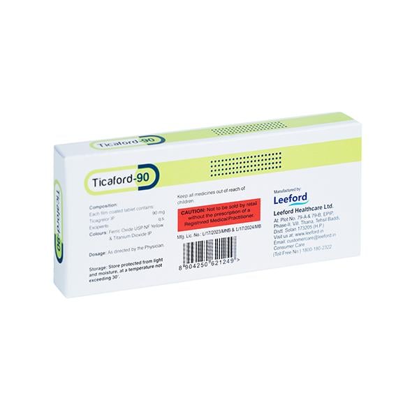 TICAFORD 90 Tablet 14's
